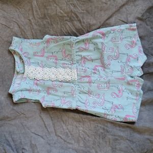18M Flamingo Romper